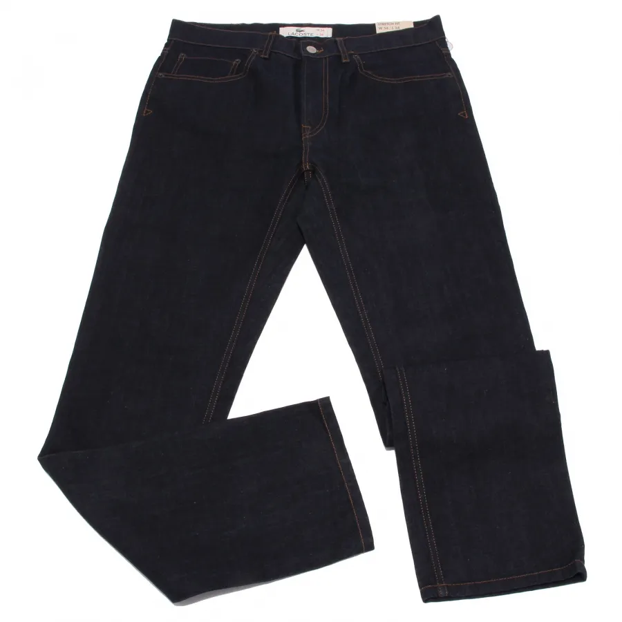 0934X jeans uomo LACOSTE blue denim cotton trouser men