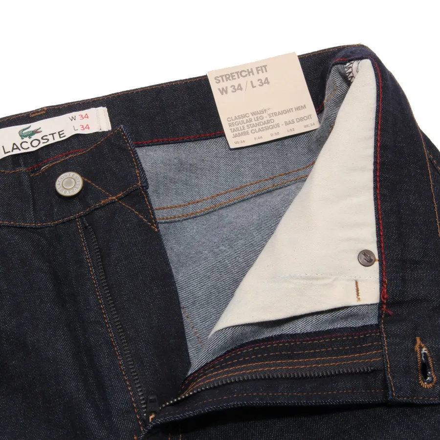 0934X jeans uomo LACOSTE blue denim cotton trouser men