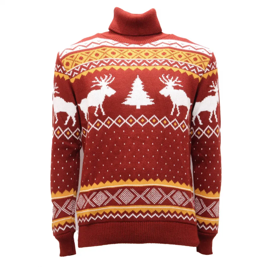 2269AM maglione dolcevita uomo LOVED. man turtlenek  