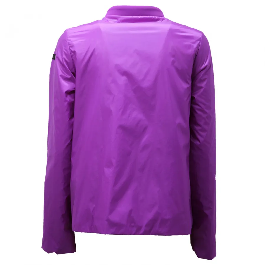 2908AD giubbotto donna ROBERTO RICCI DESIGNS purple bi-material jacket woman