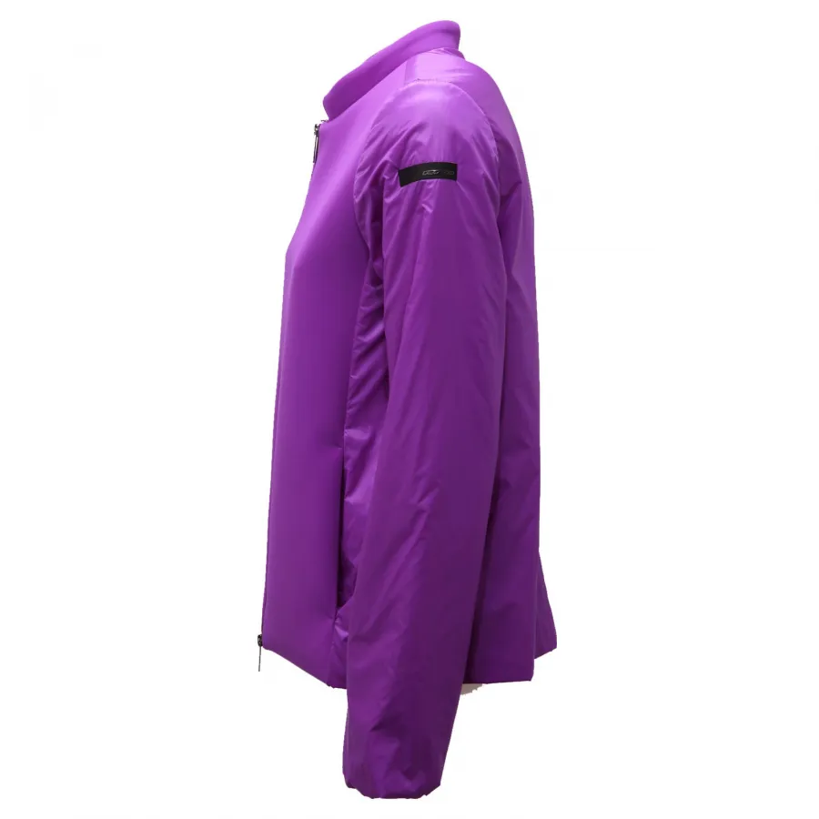 2908AD giubbotto donna ROBERTO RICCI DESIGNS purple bi-material jacket woman