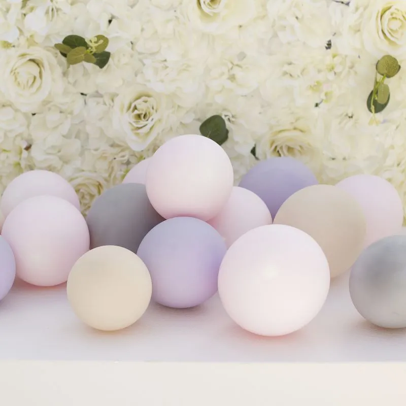 40 palloncini eco rosa viola grigio nude