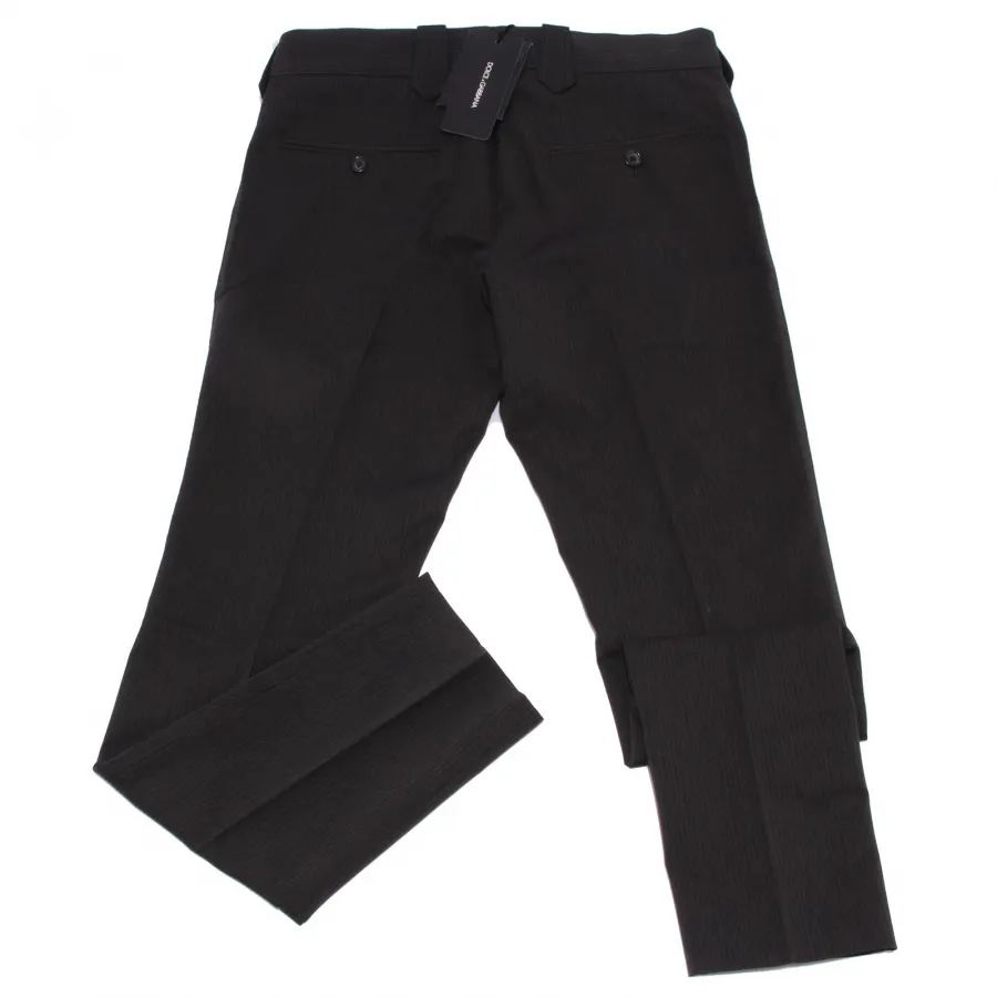 5172Z pantalone uomo DOLCE&GABBANA gessato  cotton/wool trouser man