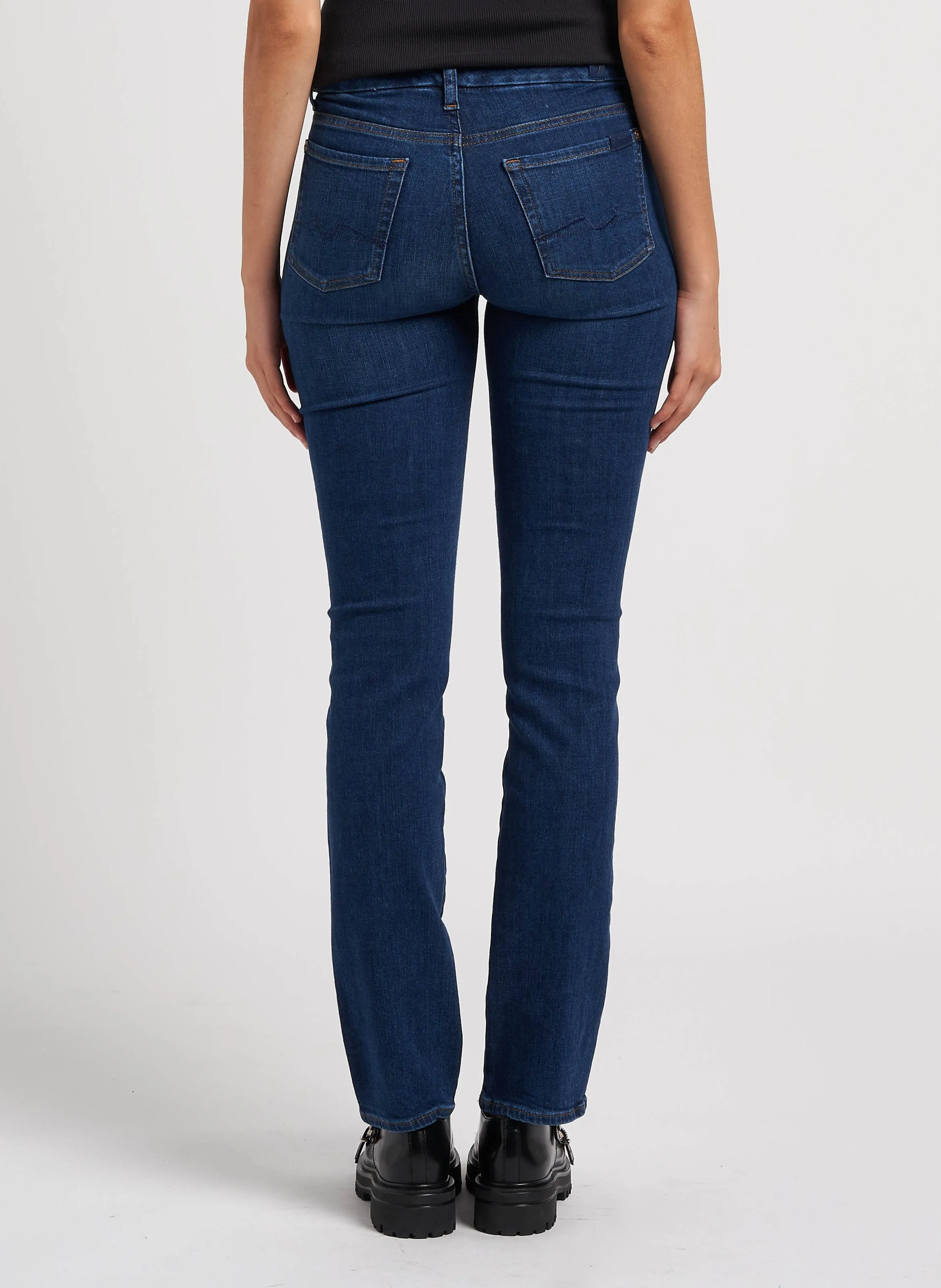  7 FOR ALL MANKIND   KIMMIE - Jeans slim fit con effetto délavé | Blu