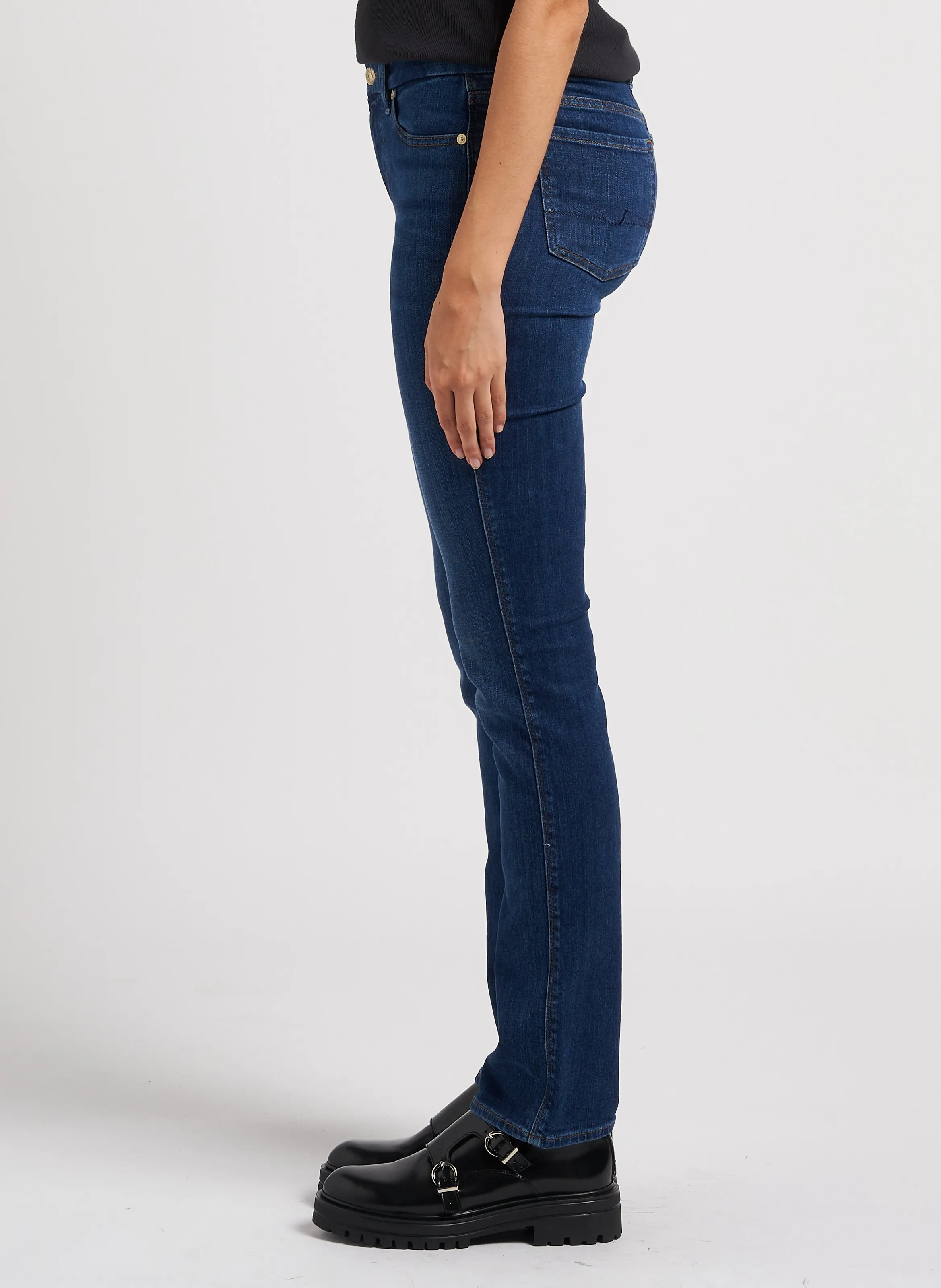  7 FOR ALL MANKIND   KIMMIE - Jeans slim fit con effetto délavé | Blu