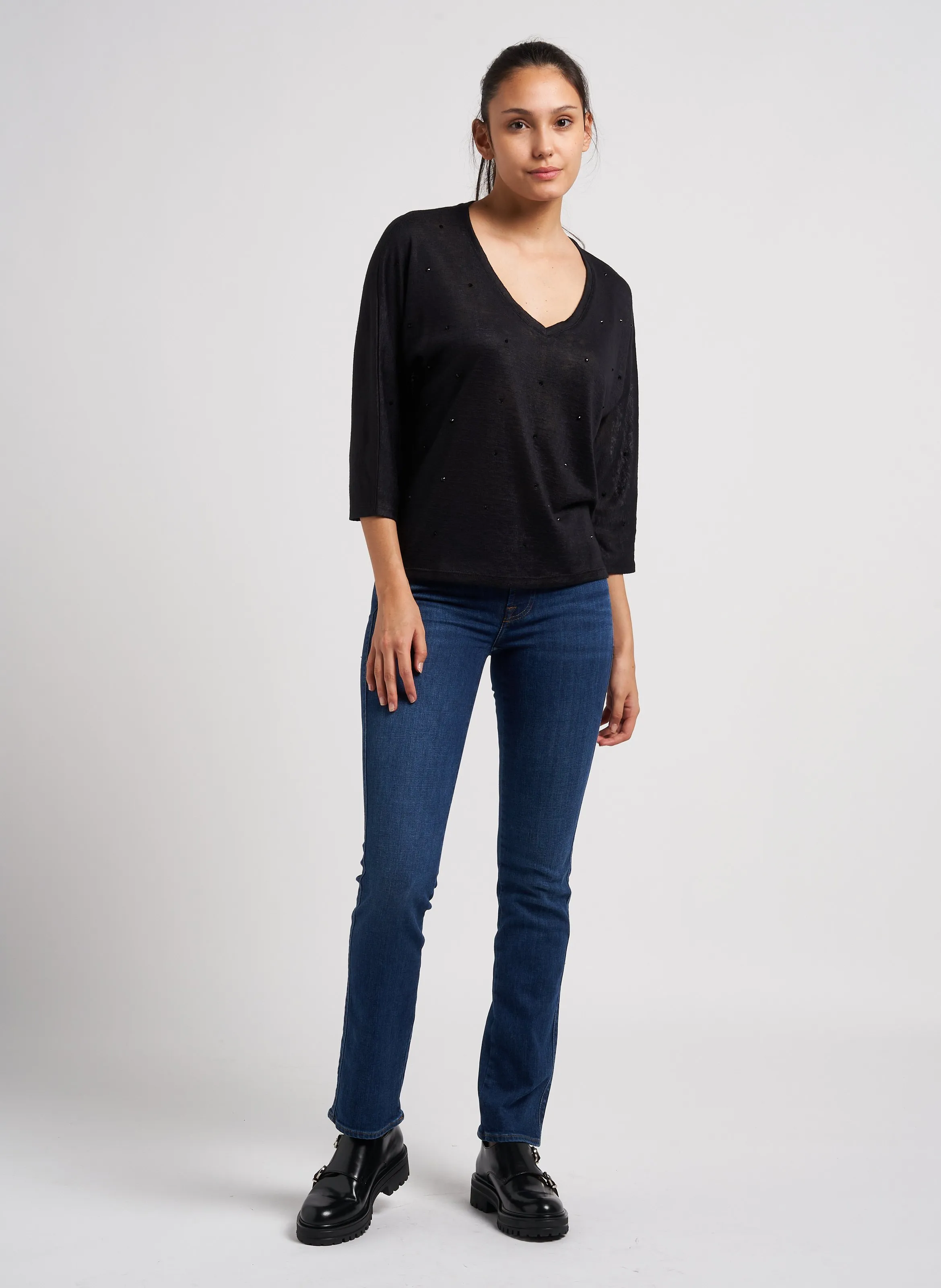  7 FOR ALL MANKIND   KIMMIE - Jeans slim fit con effetto délavé | Blu