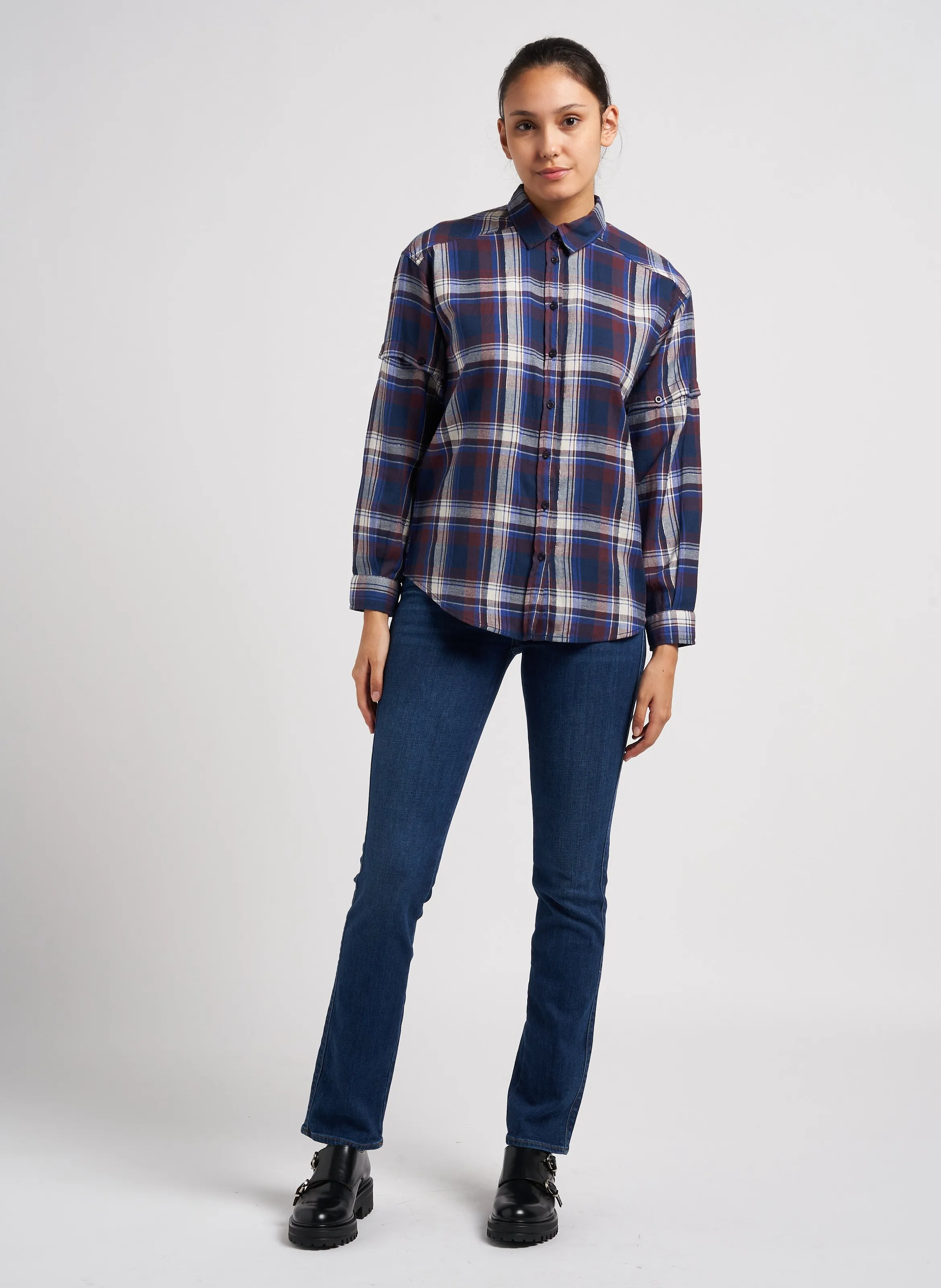  7 FOR ALL MANKIND   KIMMIE - Jeans slim fit con effetto délavé | Blu
