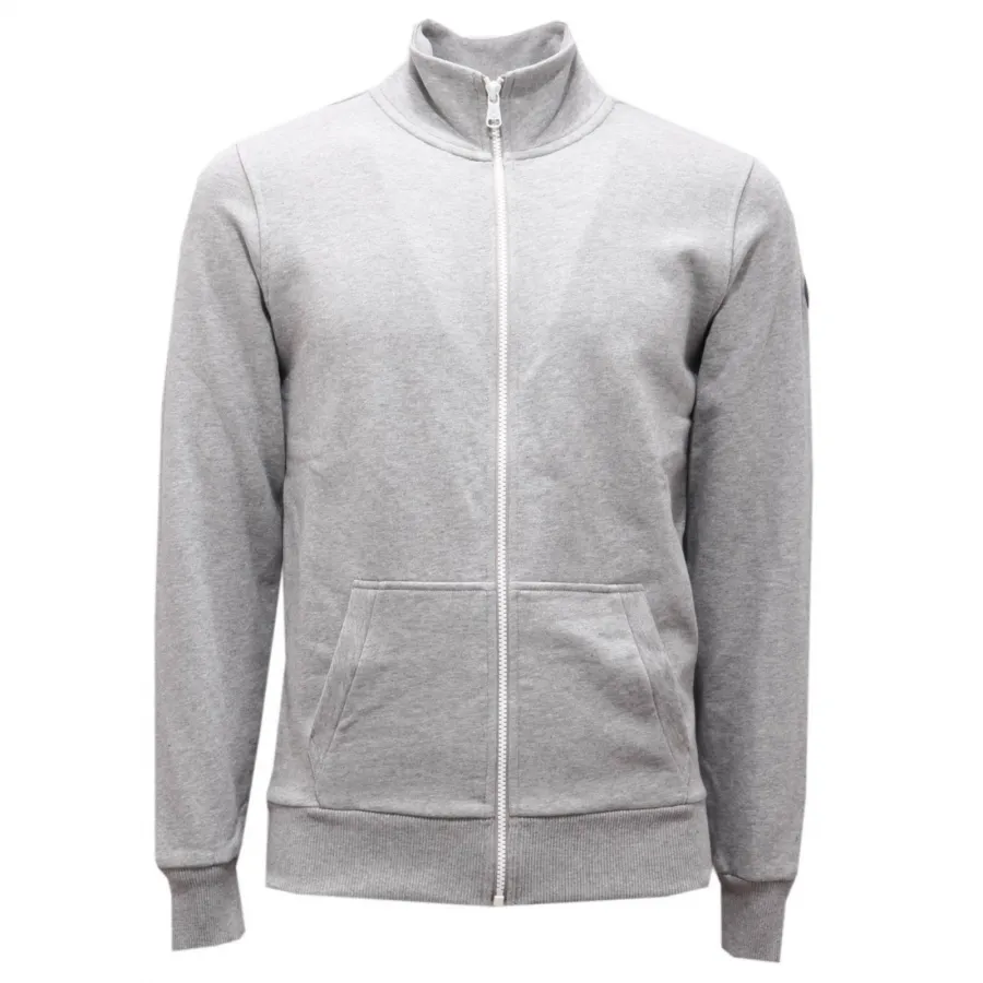 8778AG felpa uomo COLMAR grey melange full zip sweatshirt man