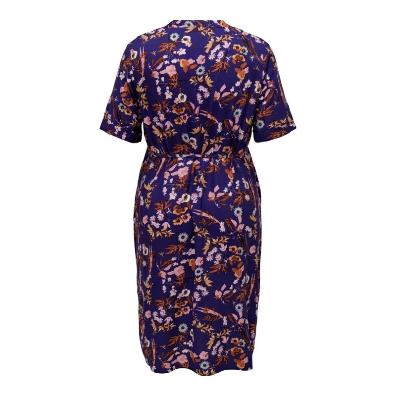 ABITO CURVY CON SCOLLO A V DA DONNA ONLY CARMAKOMA