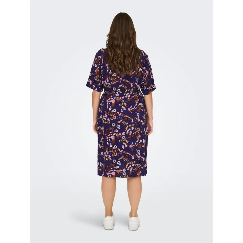 ABITO CURVY CON SCOLLO A V DA DONNA ONLY CARMAKOMA