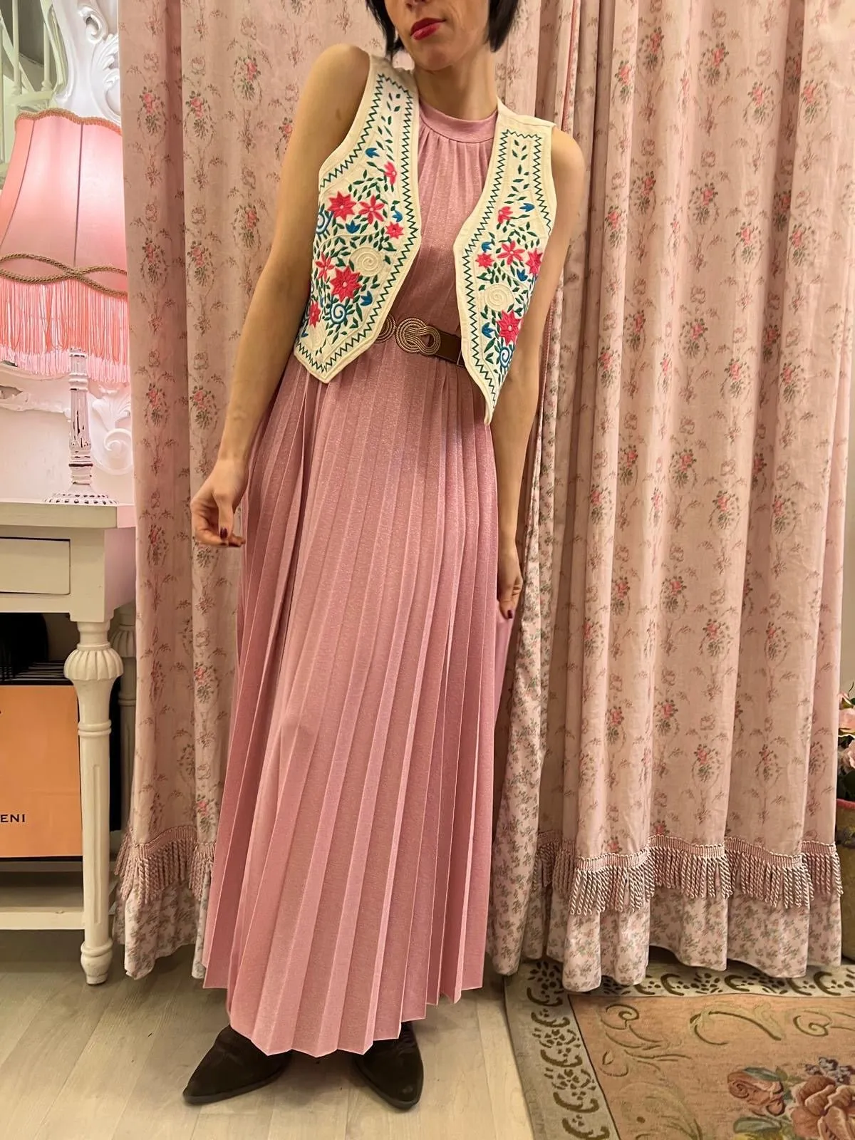 Abito Piper Pink