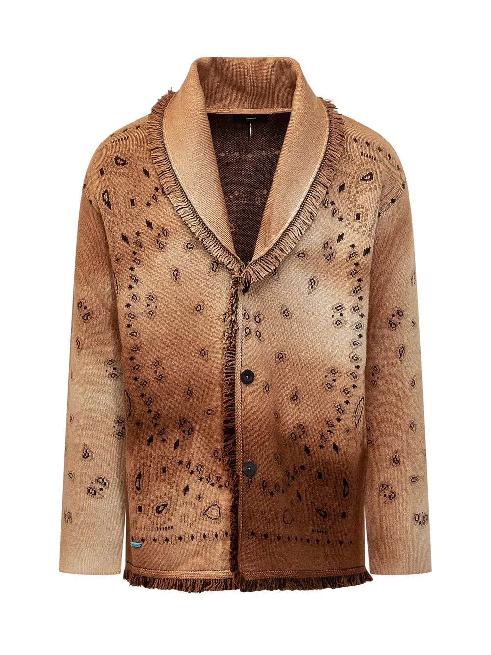 ALANUI Cardigan con Motivo Bandana  