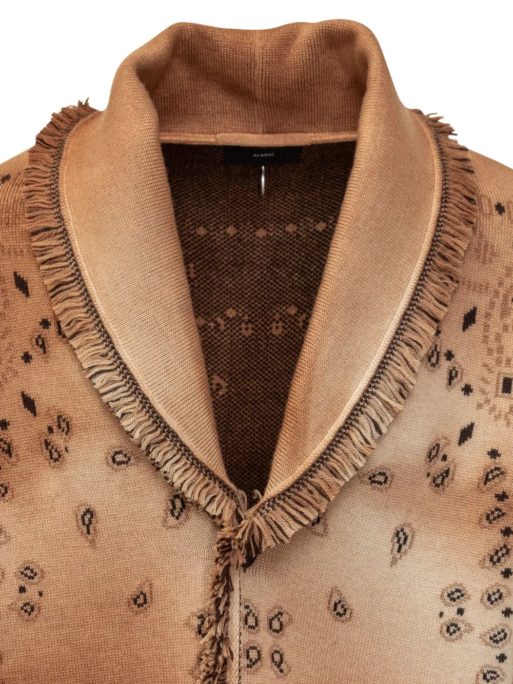 ALANUI Cardigan con Motivo Bandana  