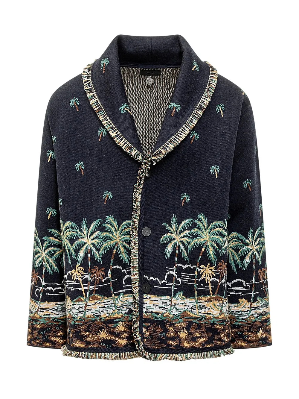ALANUI Cardigan con Motivo Palme  