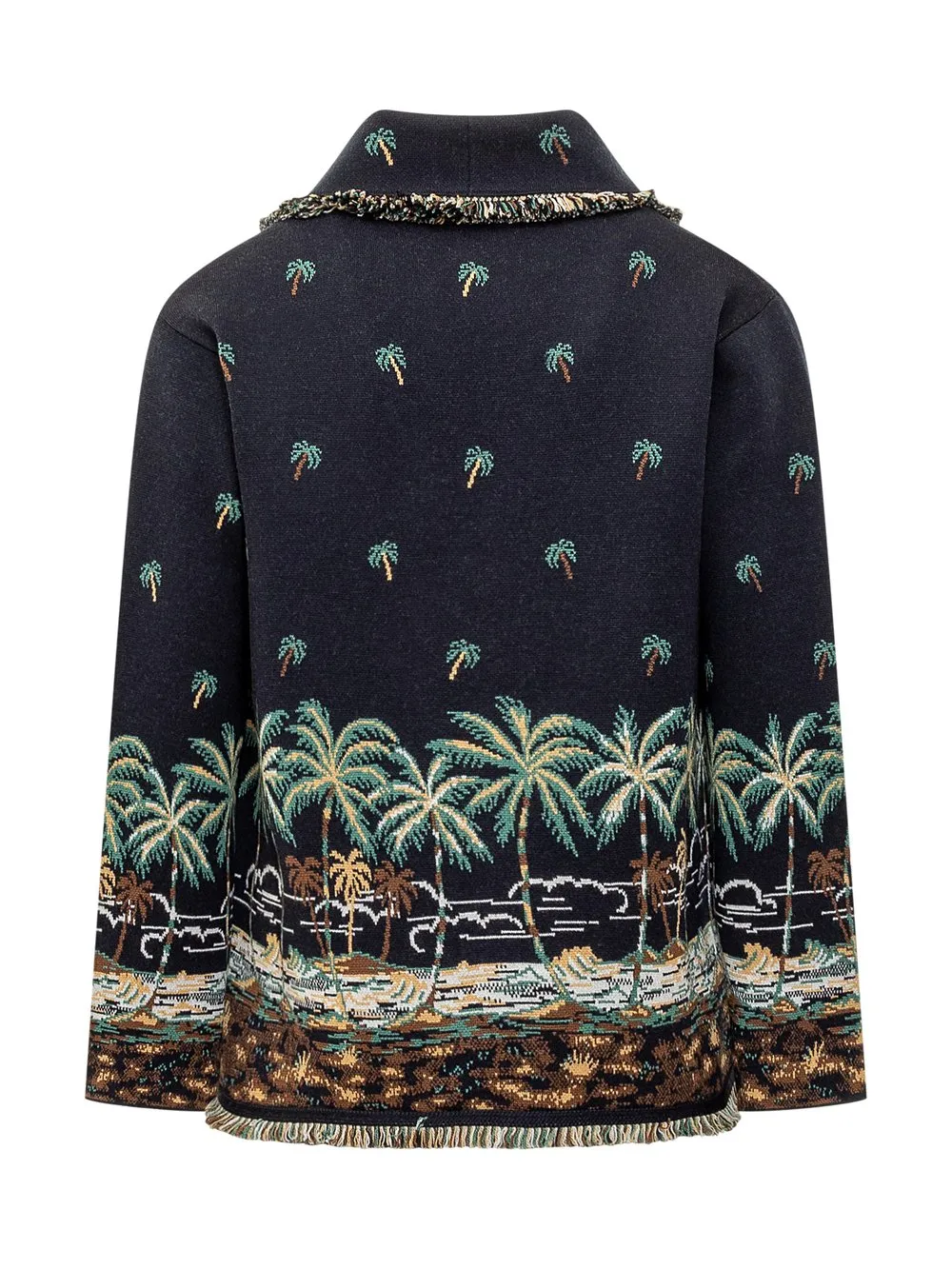 ALANUI Cardigan con Motivo Palme  