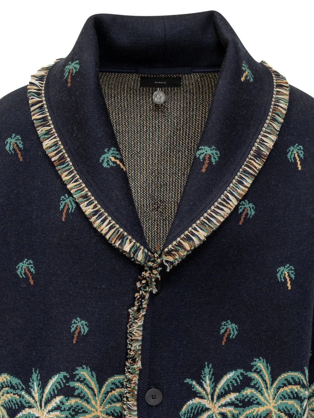 ALANUI Cardigan con Motivo Palme  