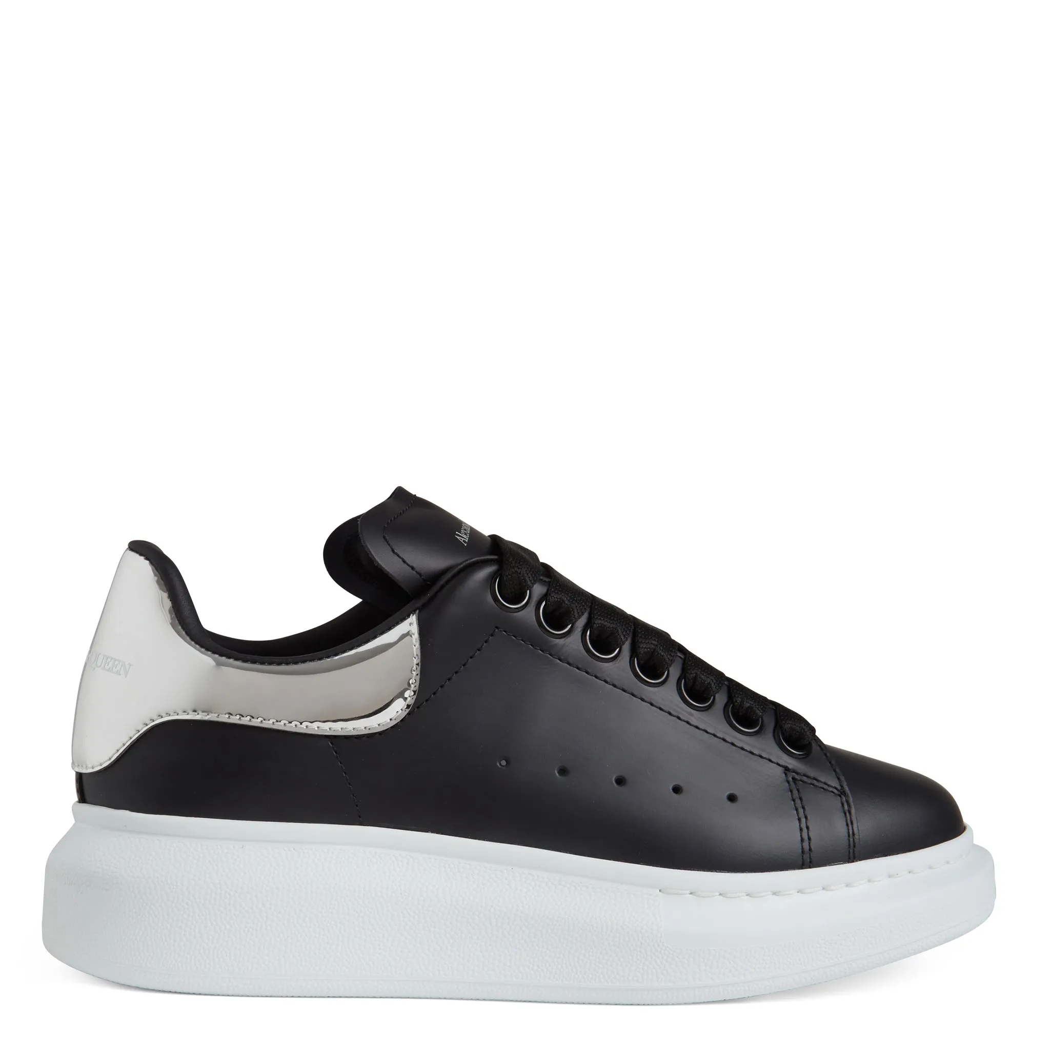 ALEXANDER MCQUEEN  Sneakers oversize in pelle nera