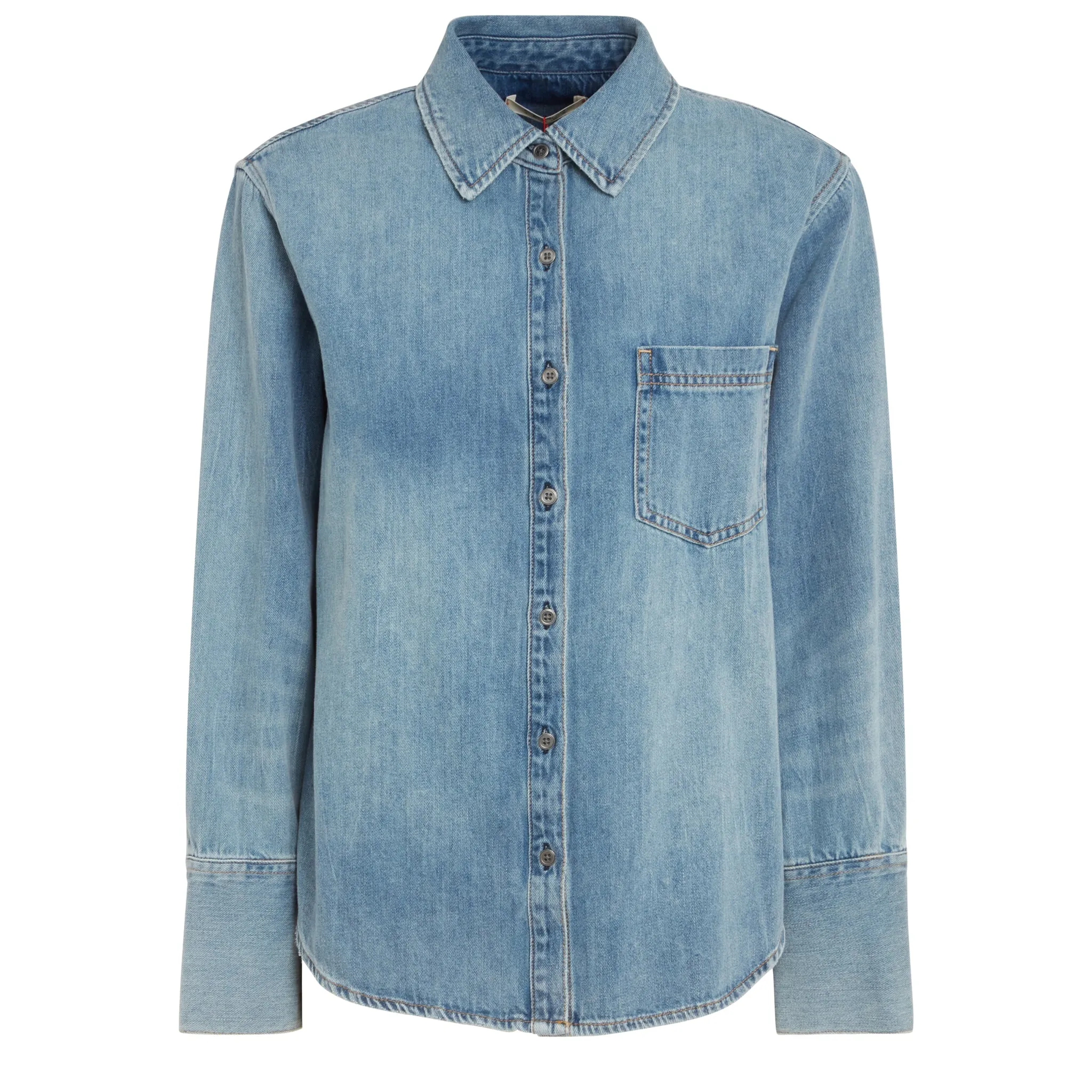 ALICE & OLIVIA  Camicia in denim blu