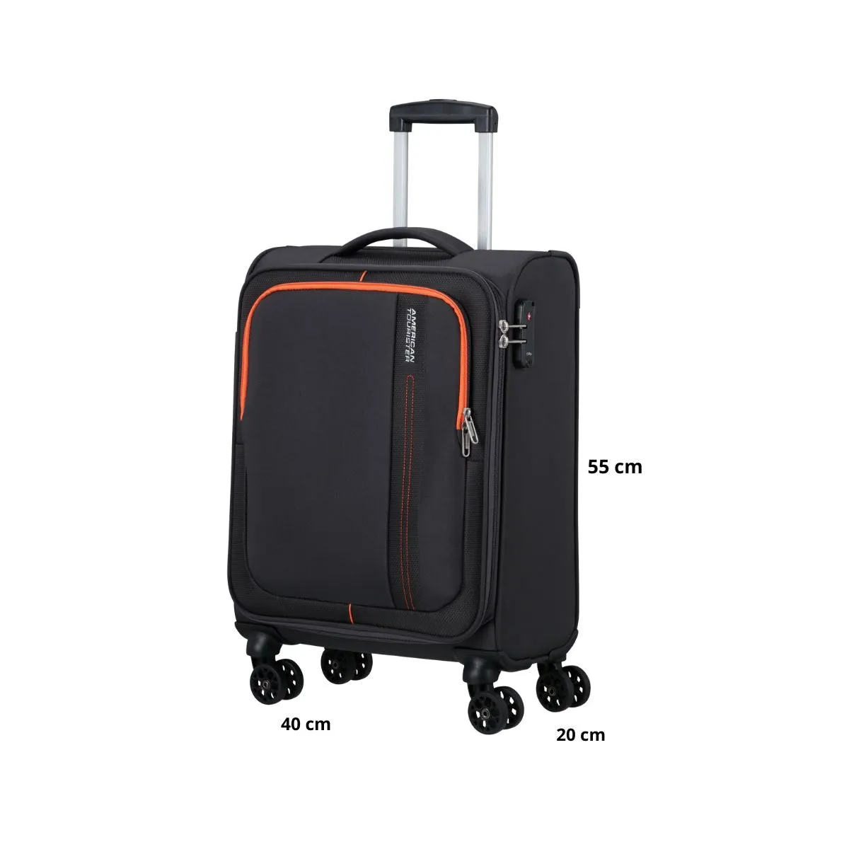AMERICAN TOURISTER BAGAGLIO A MANO MD7-001-08 CHARCOAL GREY  