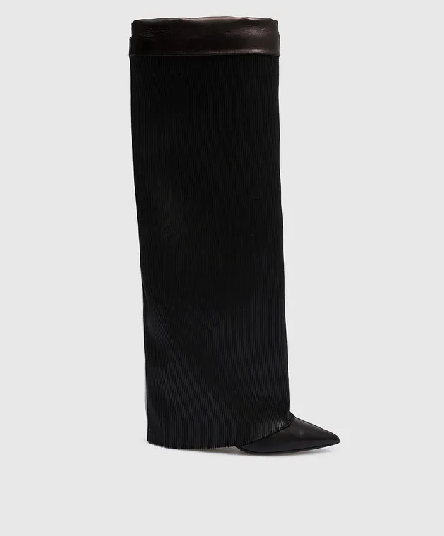 Babe Pay Pls Stivali in pelle nera con illuminazione 5139521004