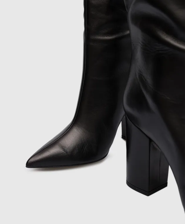 Babe Pay Pls Stivali in pelle nera con illuminazione 5139521004