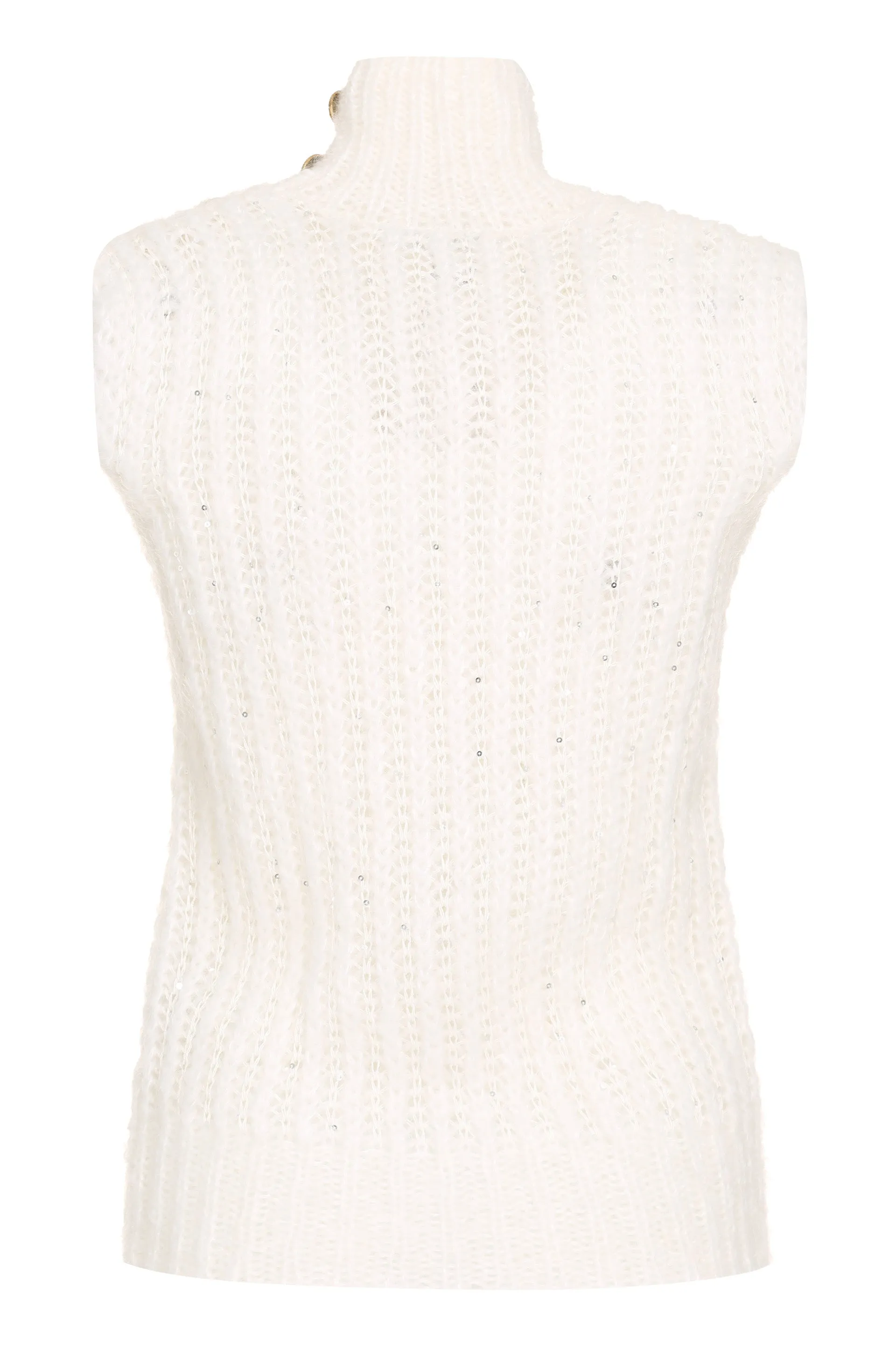 Balmain Maglione dolcevita in lana
