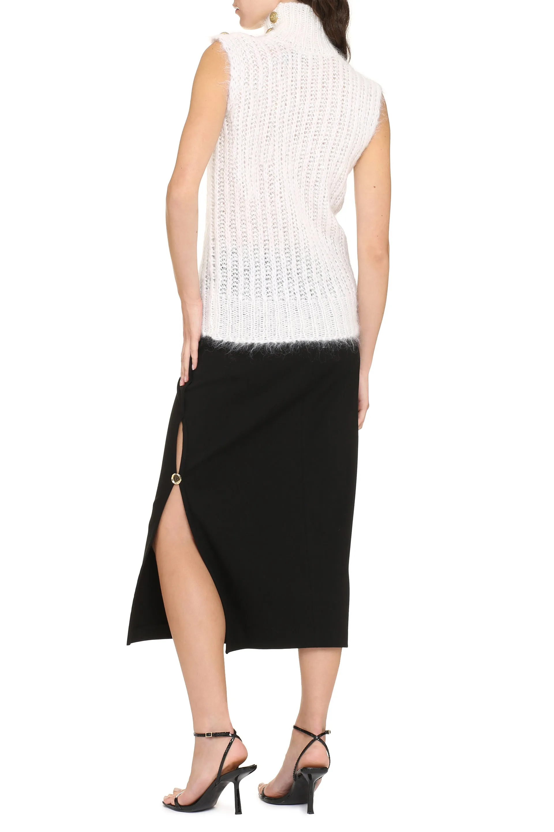 Balmain Maglione dolcevita in lana