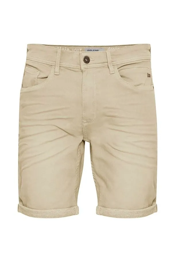 Blend Men's denim shorts 20713665 beige
