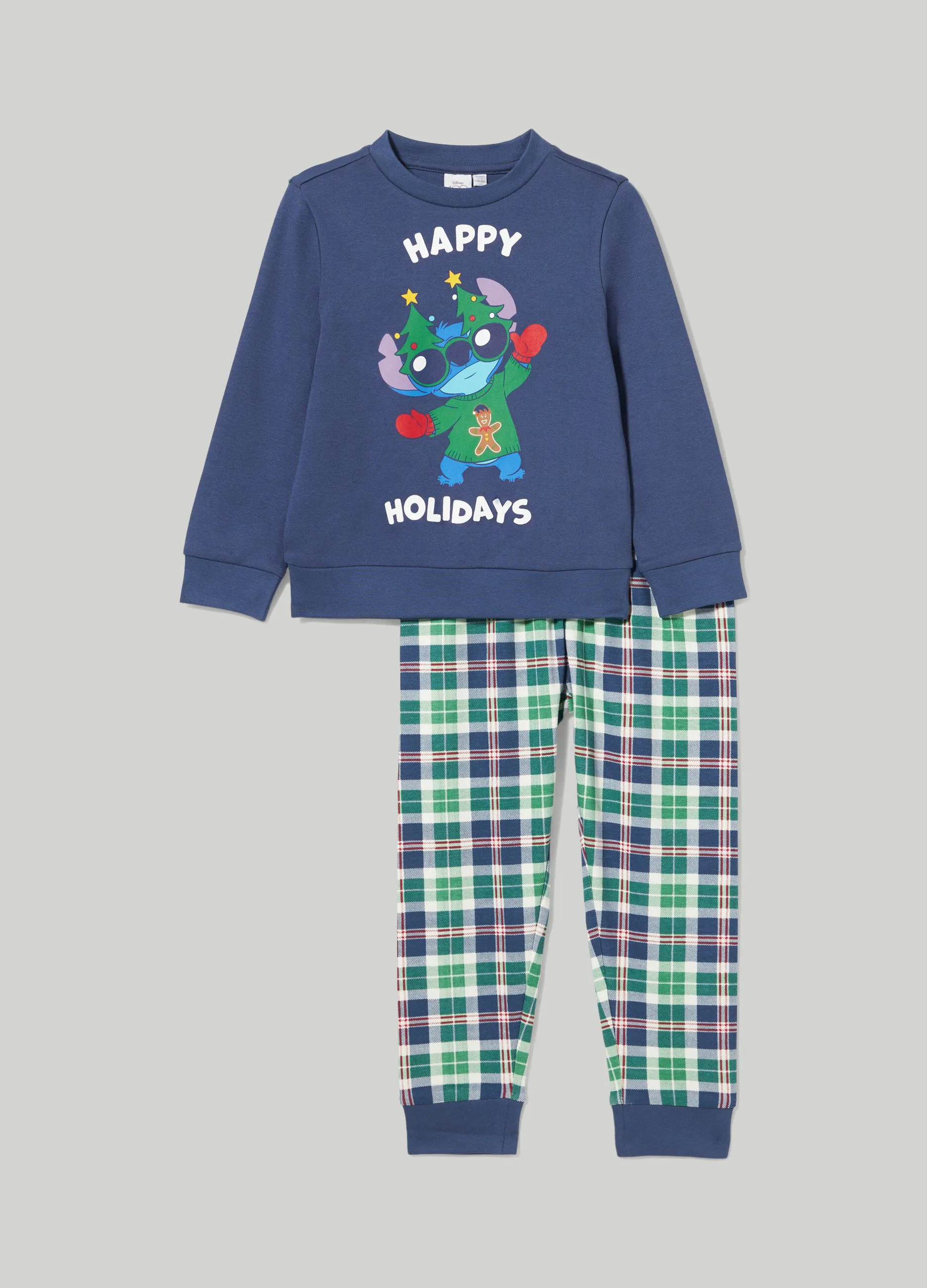 BLUKIDS  Pigiama lungo in puro cotone bambino