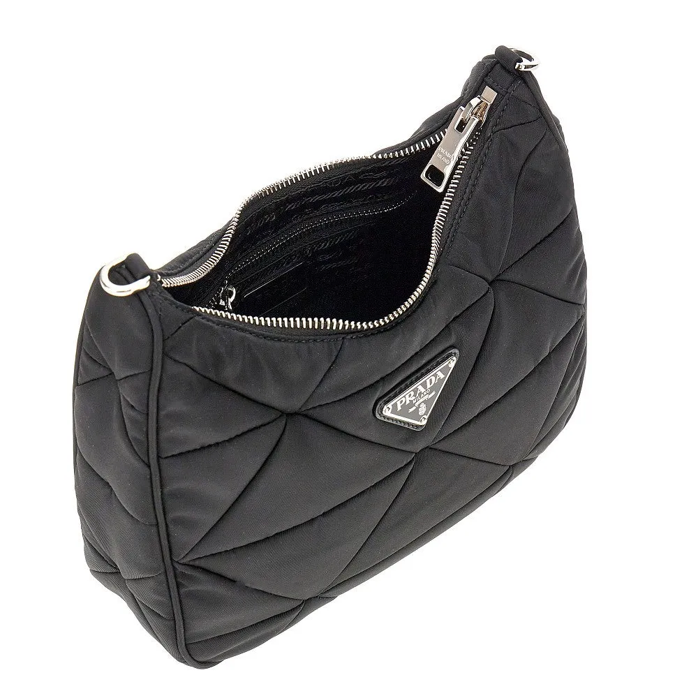 Borsa a tracolla in Re-Nylon trapuntato