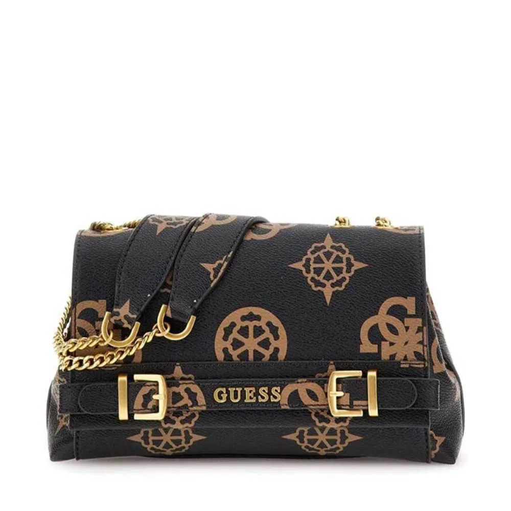 Borsa Donna a Tracolla GUESS Linea Sestri Logo colore Mocha Logo