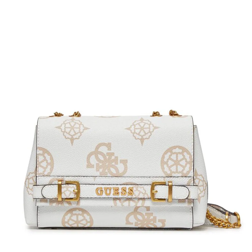 Borsa Donna a Tracolla GUESS Linea Sestri Logo colore White Logo