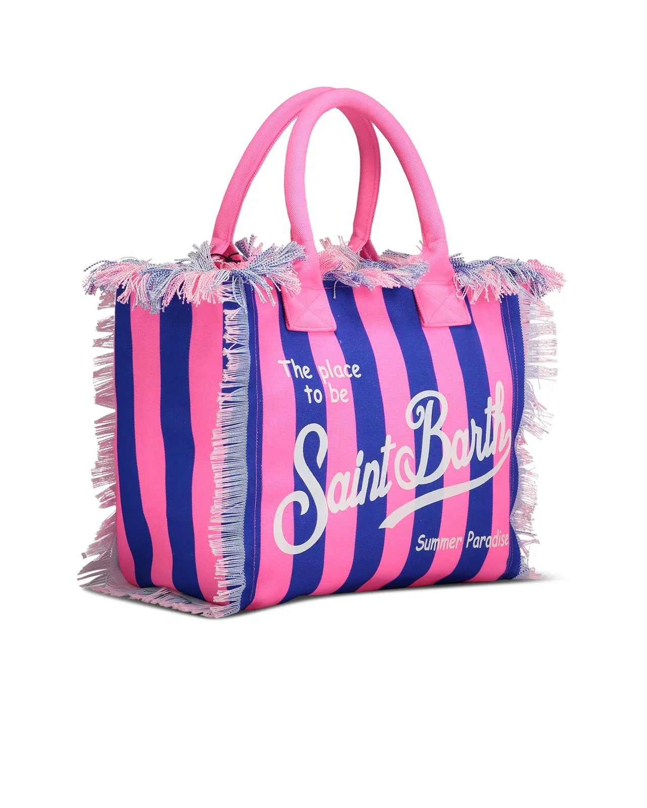 Borsa Vanity Tina Stripe fucsia
