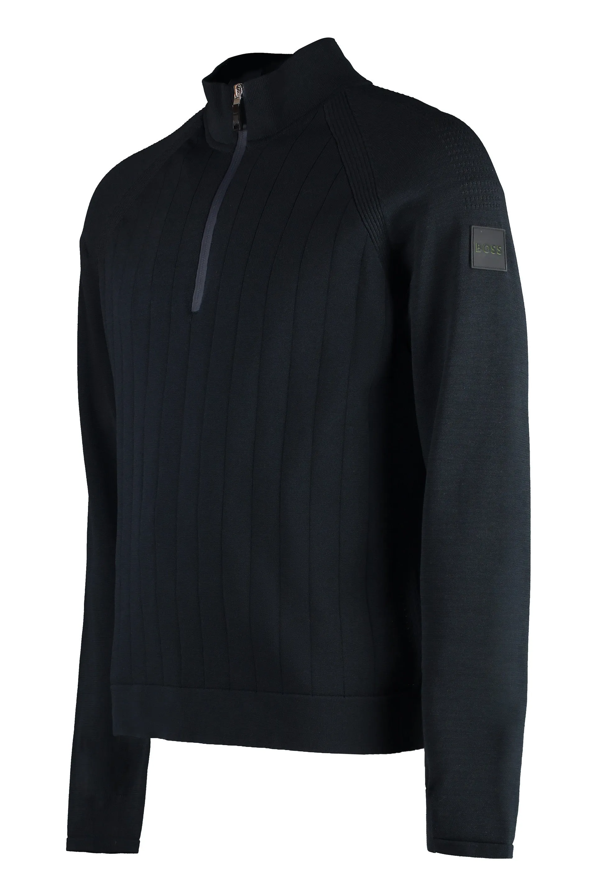 BOSS Maglione dolcevita in misto cotone