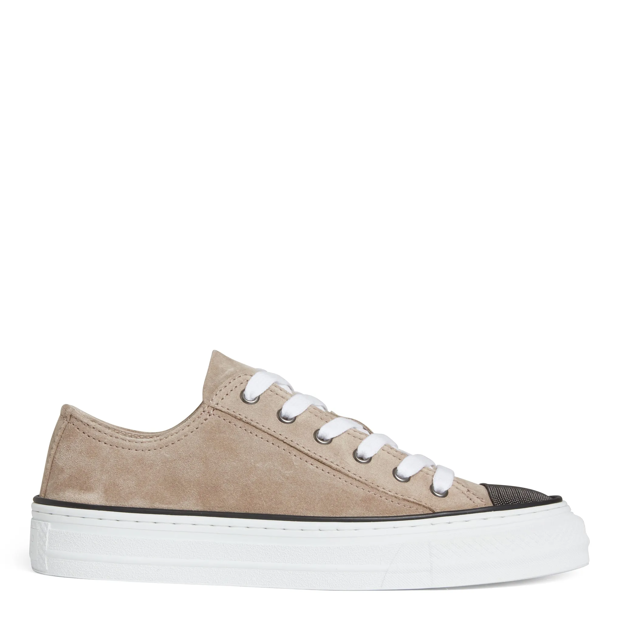 BRUNELLO CUCINELLI  Sneakers in suede grigie