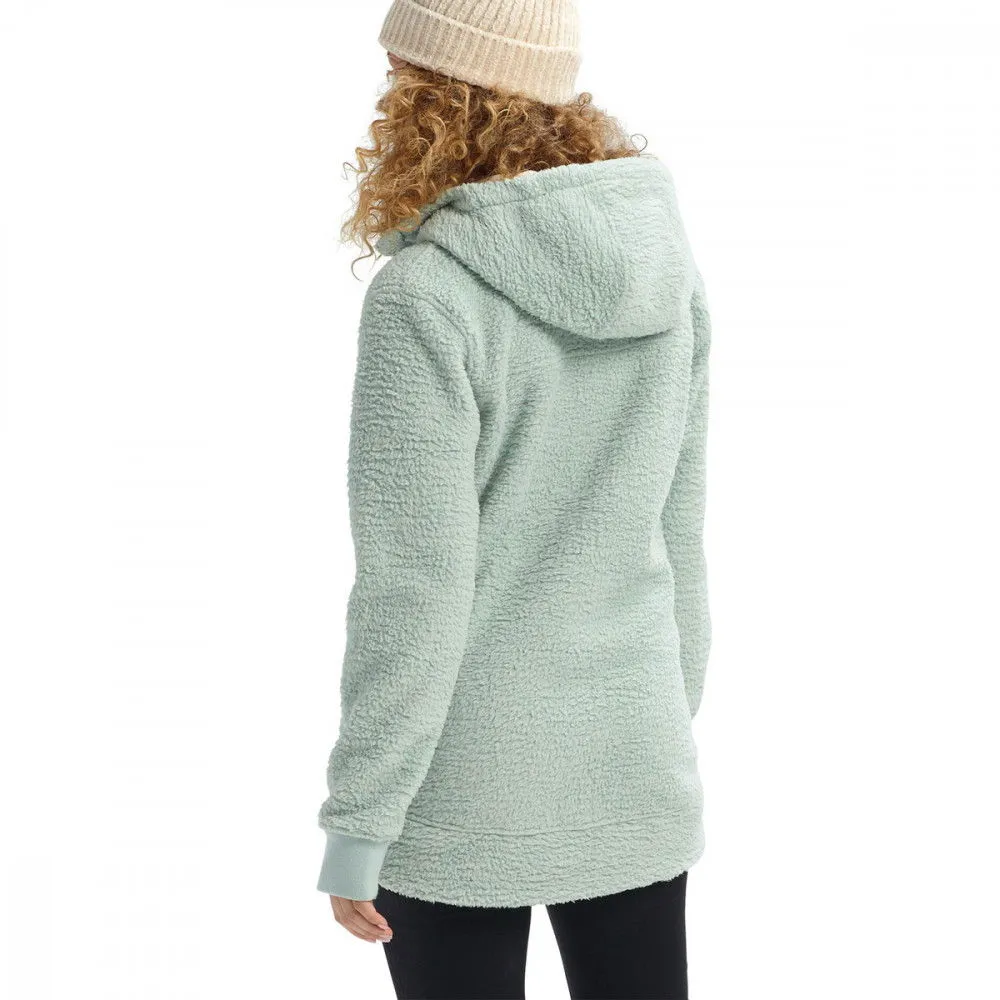 BURTON FELPA FULL ZIP CON CAPPUCCIO MINXY SHERPA DONNA