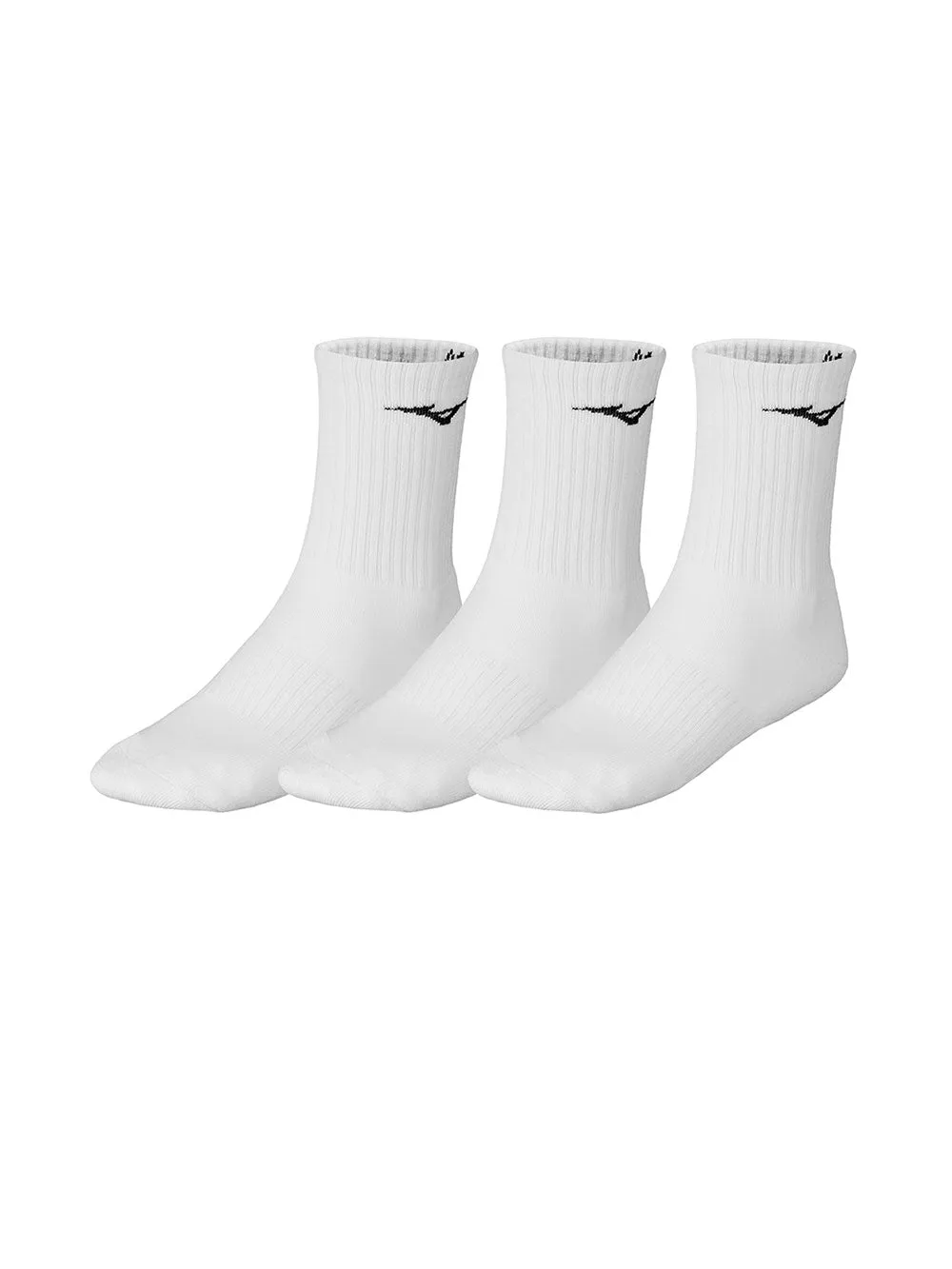 Calzini running 3 paia MIZUNO Unisex TRAINING bianchi