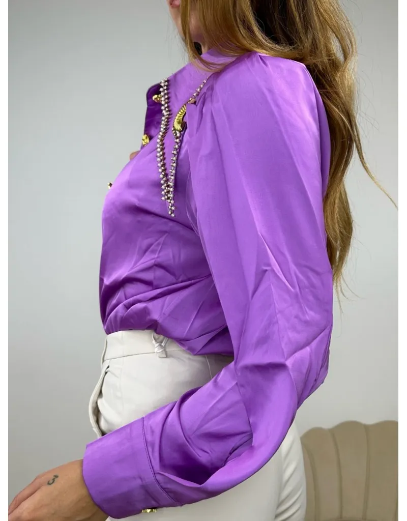 CAMICIA AMABEL GLICINE