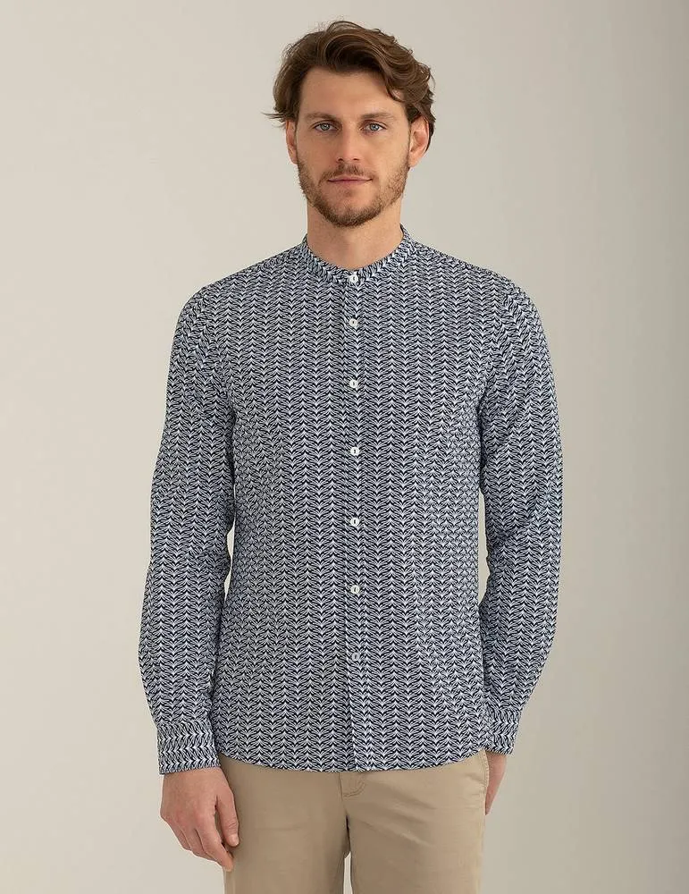 Camicia Coreana Stampata