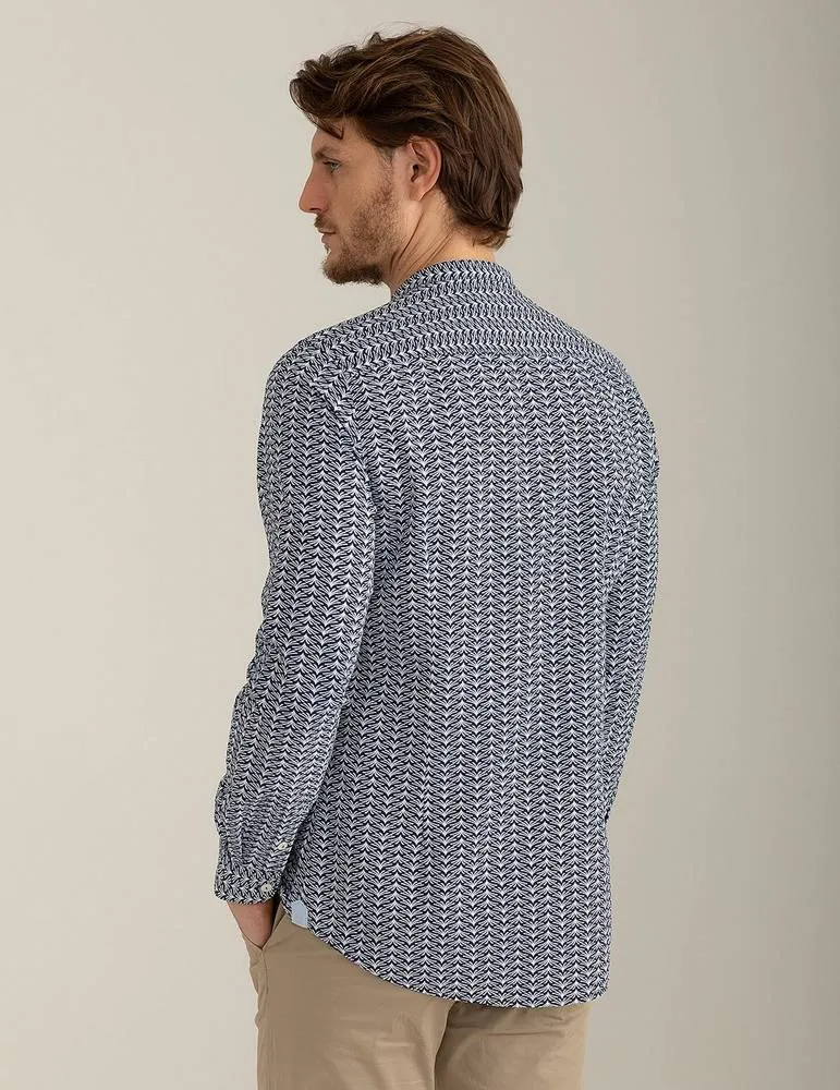 Camicia Coreana Stampata