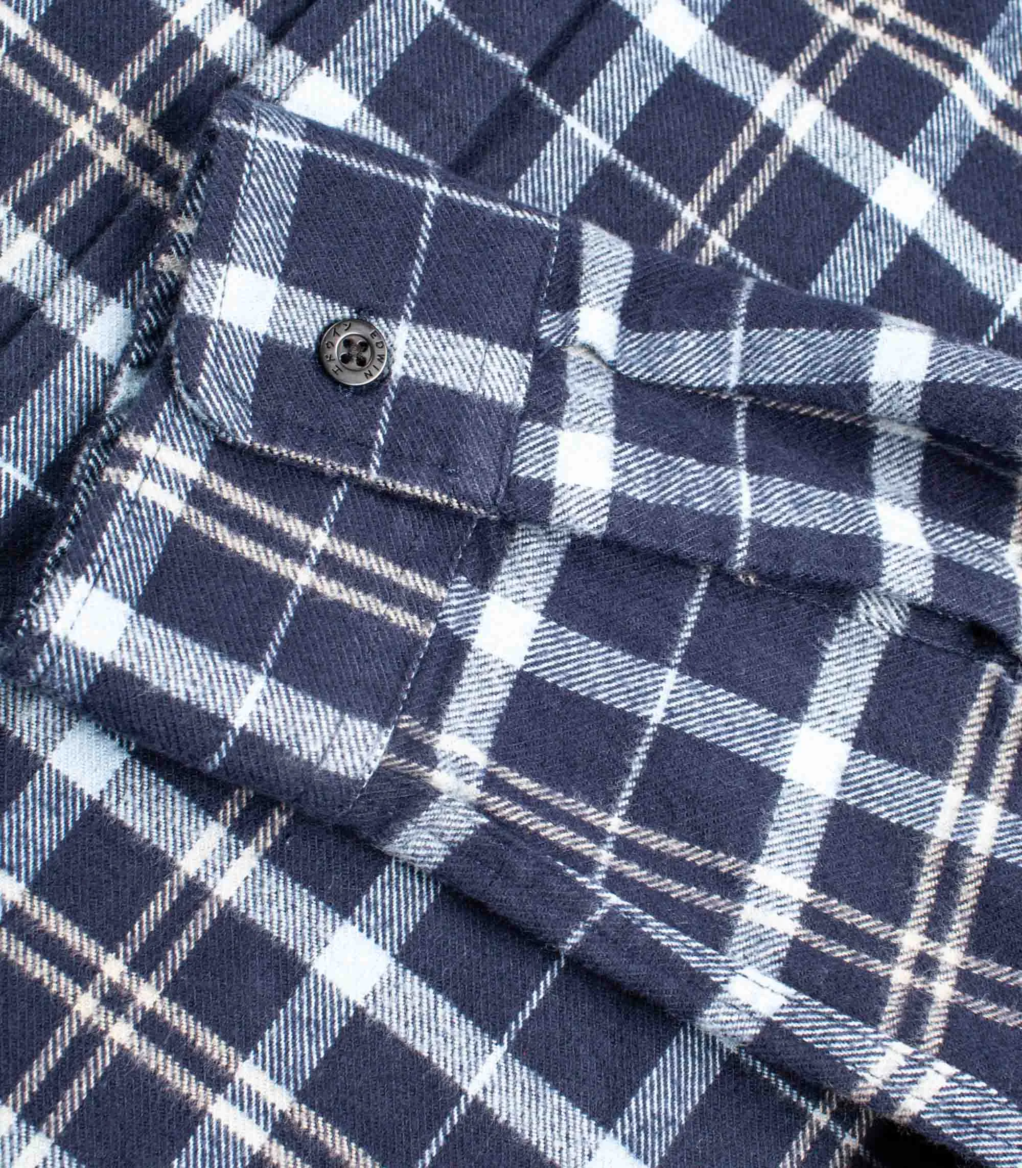 Camicia Edwin Roses Labour Blu Uomo