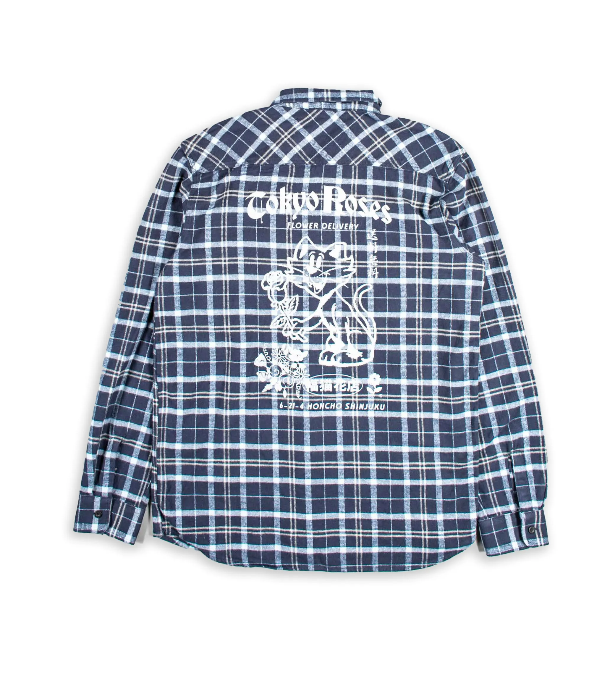 Camicia Edwin Roses Labour Blu Uomo
