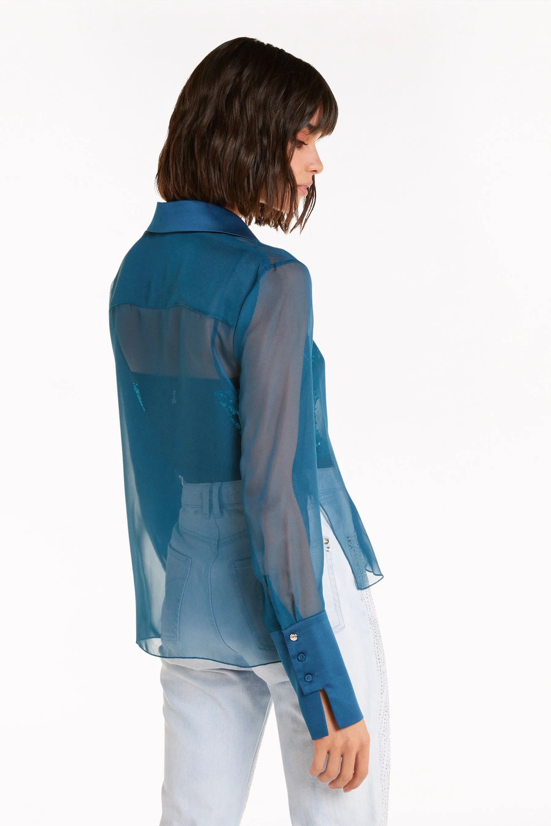 Camicia in chiffon