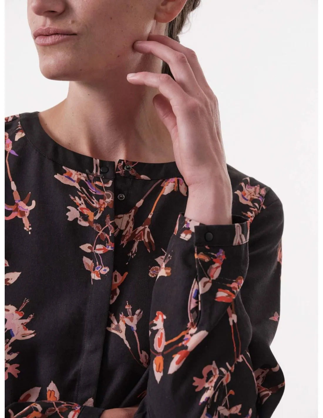CAMICIA IN LYOCELL "WINTERLOTUS"