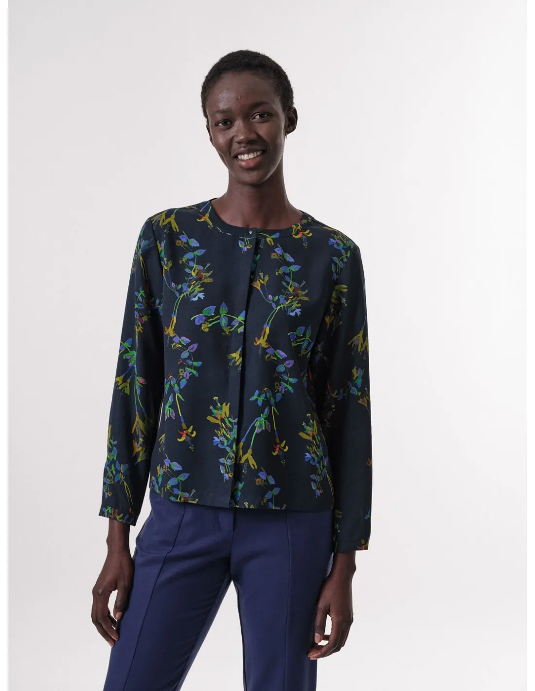 CAMICIA IN LYOCELL "WINTERLOTUS"