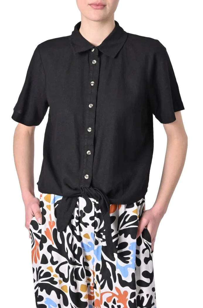Camicia Linodo mezza manica di Ichi