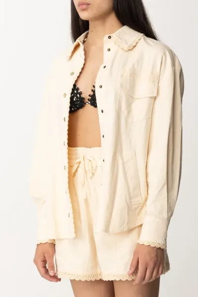 Camicia lunga PARCHMENT