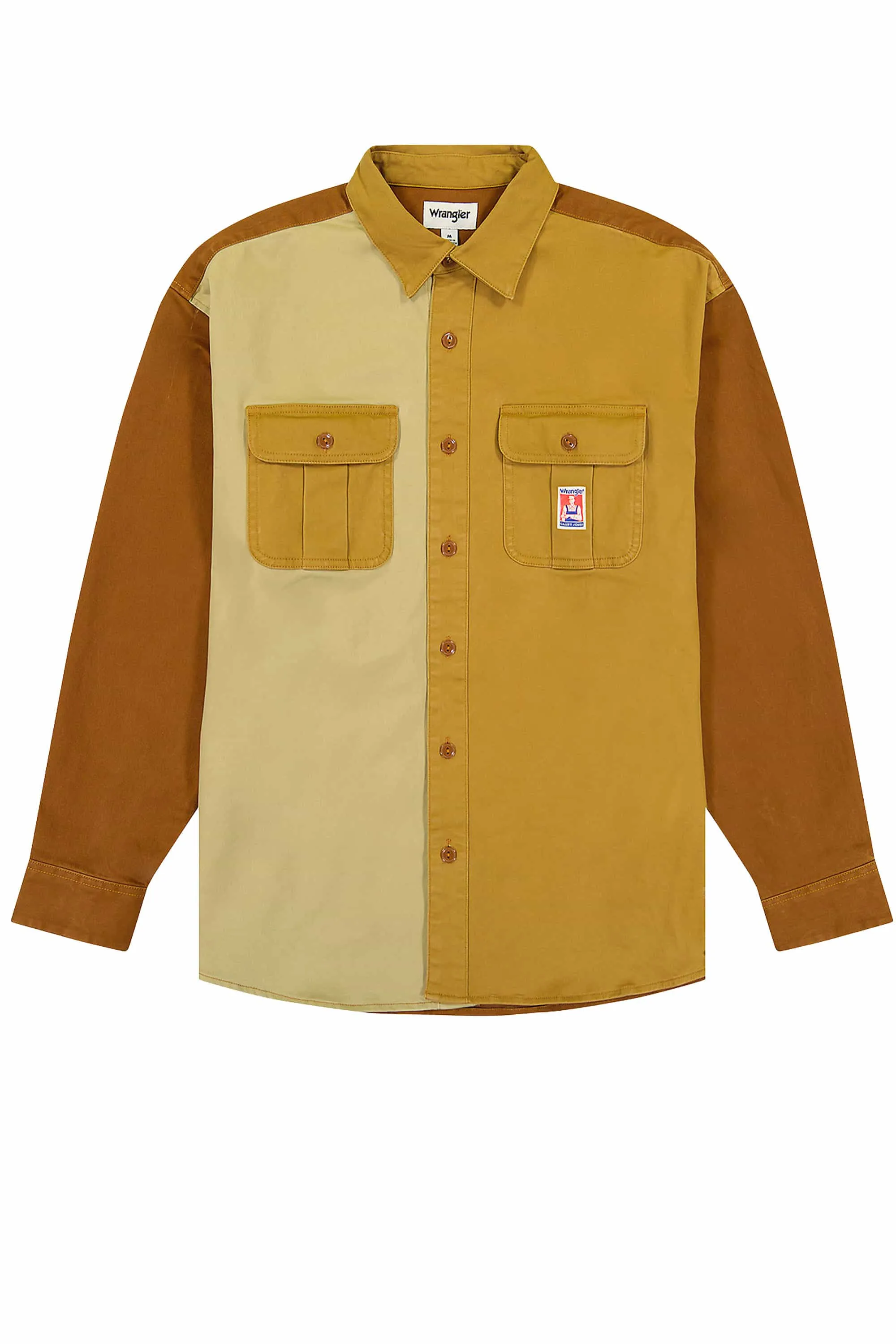         CAMICIA MANICA LUNGA CASEY COLORBLOCK SHIRT