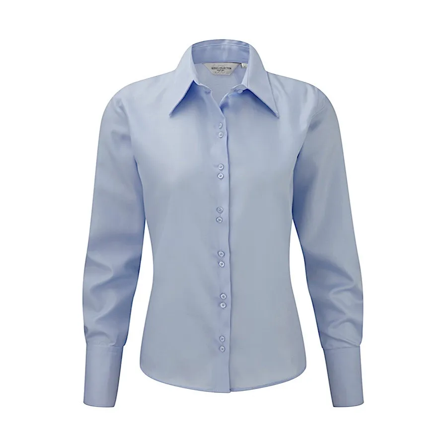 Camicia non-stiro a maniche lunghe | personalizzabile con il tuo logo