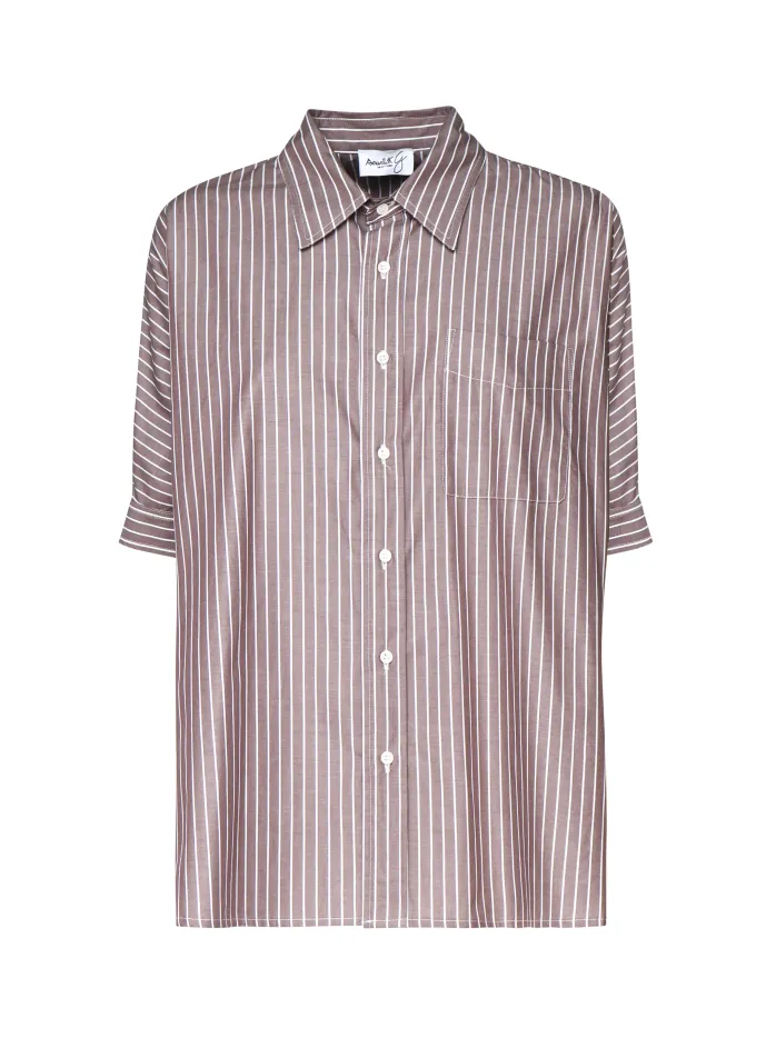 CAMICIA OXFORD A MEZZE MANICHE